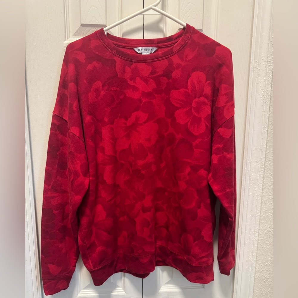 Athleta Floral Sweater
